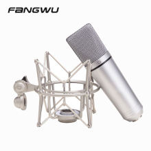 Micrófono de micrófono de grabación de estudio de gran condensador profesional